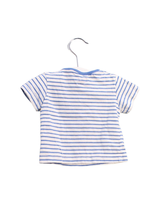 A White Short Sleeve T Shirts from Boden in size 0-3M for boy. (Back View)