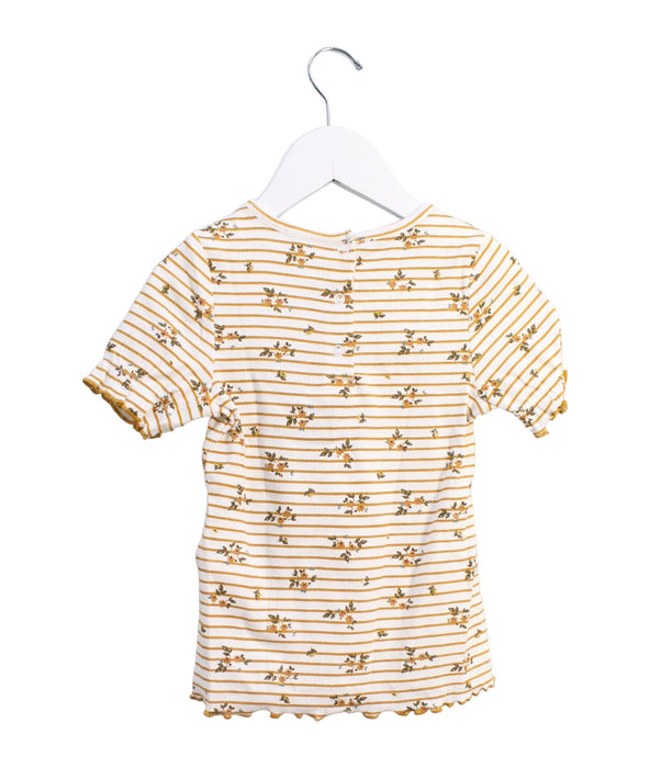 A White Short Sleeve Tops from Sergent Major in size 5T for girl. (Back View)