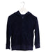 A Navy Zippered Sweatshirts from Vilebrequin in size 6T for girl. (Front View)