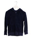 A Navy Zippered Sweatshirts from Vilebrequin in size 6T for girl. (Front View)