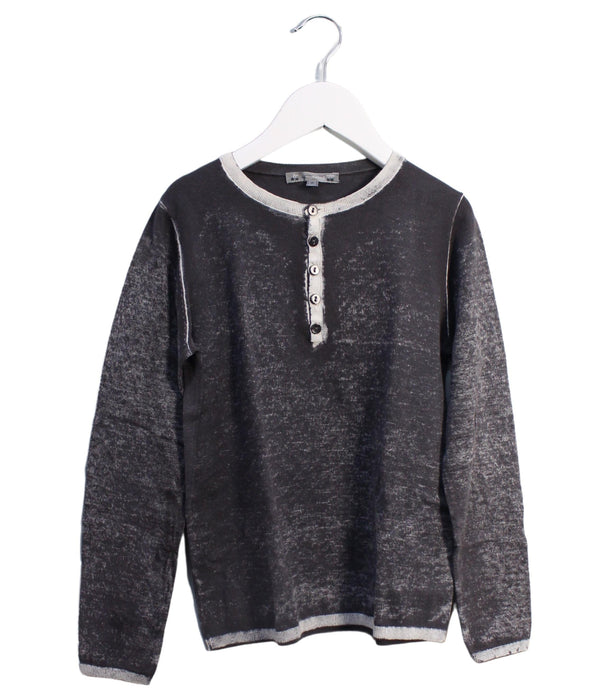 A Grey Sweatshirts from Bonpoint in size 8Y for boy. (Front View)