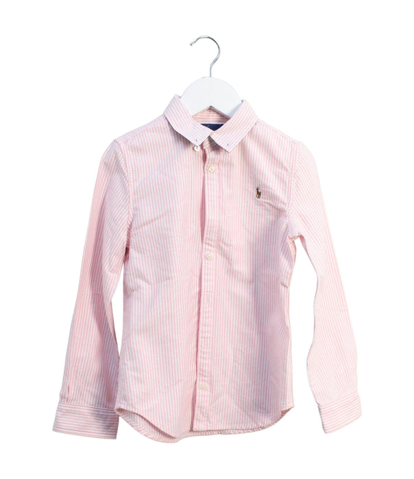 A Pink Shirts from Ralph Lauren in size 6T for boy. (Front View)