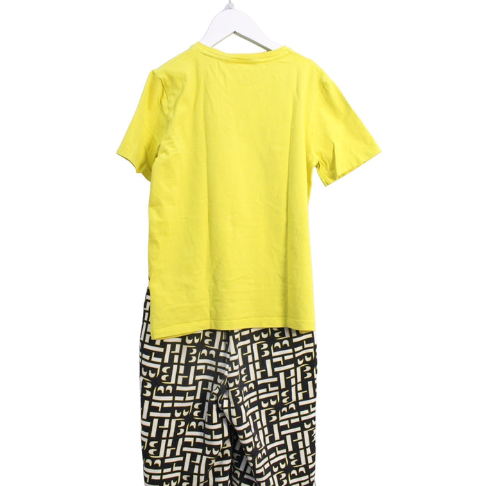 A Yellow Shorts from Boss in size 10Y for boy. (Back View)