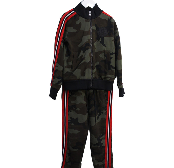 A Green Pants Sets from Moncler in size 8Y for boy. (Front View)