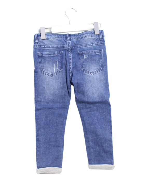 A Blue Jeans from Guess in size 4T for girl. (Back View)