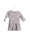 A Grey Long Sleeve Dresses from Petit Bateau in size 6-12M for girl. (Front View)