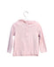 A Pink Long Sleeve Tops from Petit Bateau in size 12-18M for girl. (Back View)