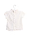 A Ivory Short Sleeve Tops from Carrément Beau in size 2T for girl. (Back View)