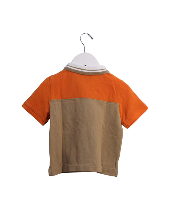 A Brown Short Sleeve Polos from Burberry in size 2T for boy. (Back View)