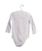 A White Long Sleeve Bodysuits from Burberry in size 6-12M for boy. (Back View)