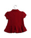 A Red Short Sleeve Polos from Ralph Lauren in size 6-12M for girl. (Back View)