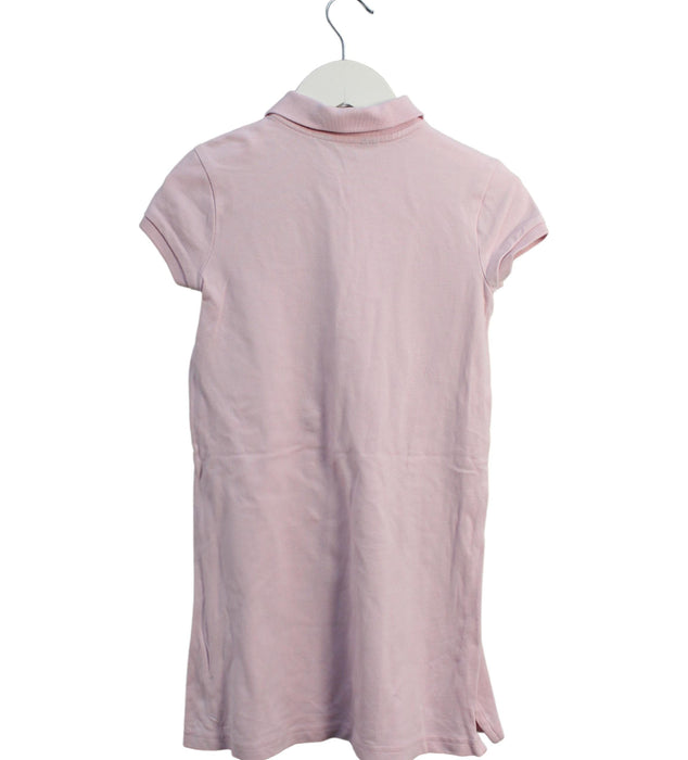 A Pink Short Sleeve Dresses from Polo Ralph Lauren in size 6T for girl. (Back View)