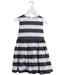 A Navy Sleeveless Dresses from Il Gufo in size 3T for girl. (Front View)