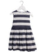A Navy Sleeveless Dresses from Il Gufo in size 3T for girl. (Front View)