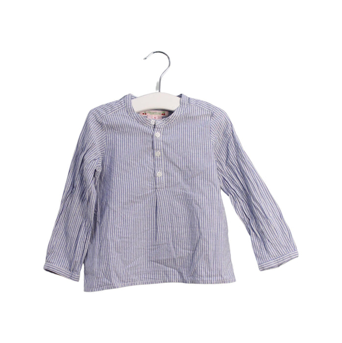 A Blue Long Sleeve Tops from Bonpoint in size 2T for boy. (Front View)
