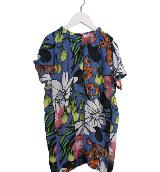 A Blue Short Sleeve Dresses from Marni in size 4T for girl. (Front View)