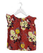 A Burgundy Sleeveless Tops from Bonpoint in size 4T for girl. (Front View)