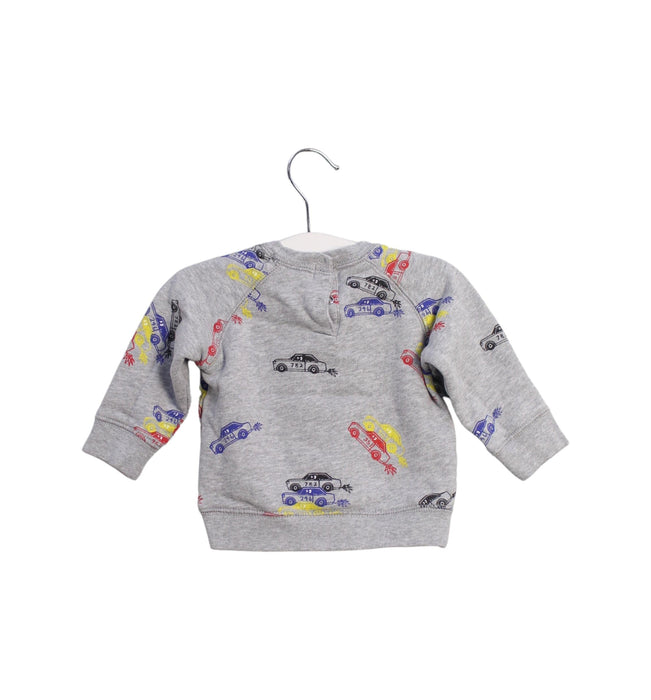 A Grey Crewneck Sweatshirts from Stella McCartney in size 3-6M for boy. (Back View)