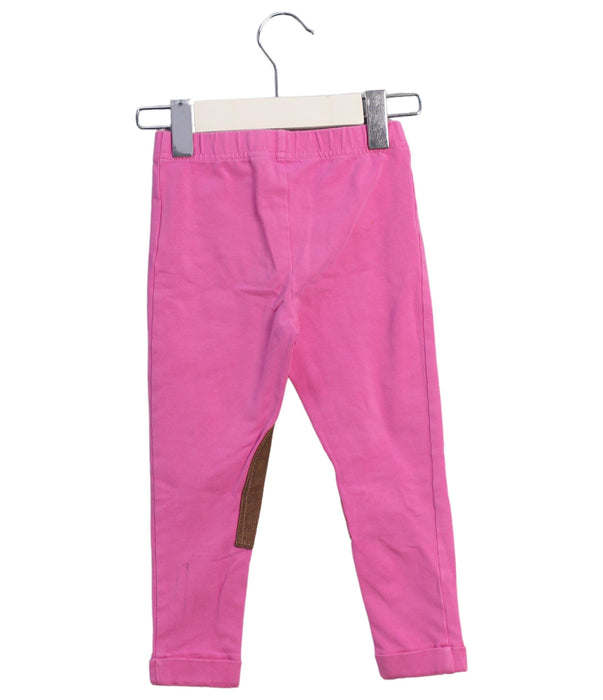 A Pink Leggings from Polo Ralph Lauren in size 3T for girl. (Back View)
