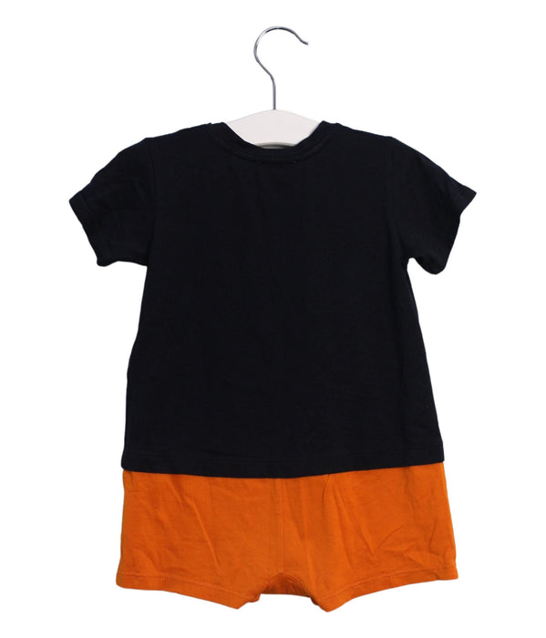 A Black Short Sleeve Rompers from Dolce & Gabbana in size 6-12M for boy. (Back View)