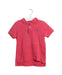 A Pink Short Sleeve Polos from Polo Ralph Lauren in size 12-18M for boy. (Front View)