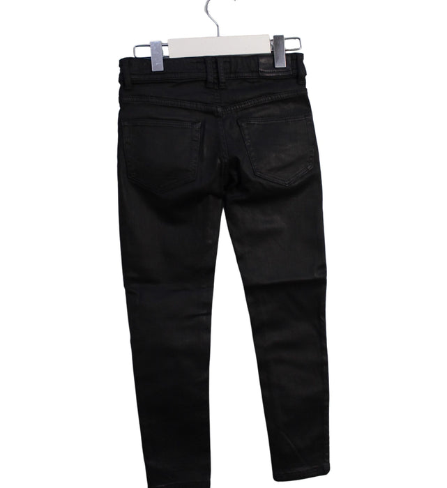 A Black Casual Pants from Burberry in size 6T for girl. (Back View)