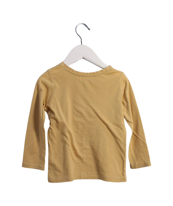 A Yellow Long Sleeve Tops from Bonpoint in size 3T for girl. (Back View)