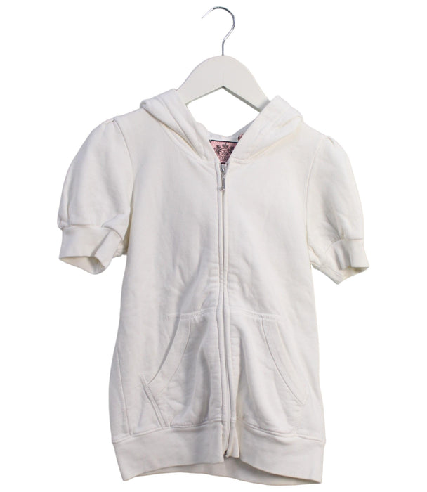 A Ivory Lightweight Jackets from Juicy Couture in size 10Y for girl. (Front View)