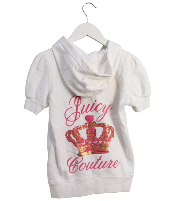 A Ivory Lightweight Jackets from Juicy Couture in size 10Y for girl. (Back View)