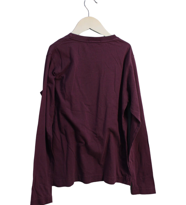 A Purple Long Sleeve Tops from Burberry in size 10Y for boy. (Back View)