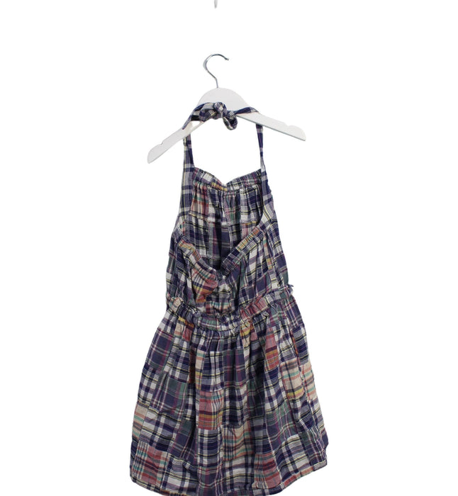 A Purple Sleeveless Dresses from Crewcuts in size 7Y for girl. (Back View)