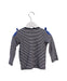 A Navy Long Sleeve Tops from Seed in size 18-24M for girl. (Back View)