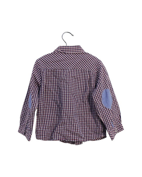 A Burgundy Shirts from Jacadi in size 18-24M for boy. (Back View)