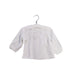 A White Long Sleeve Tops from Jacadi in size 3-6M for girl. (Front View)