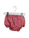 A Red Dress Sets from Petit Bateau in size 3-6M for girl. (Back View)