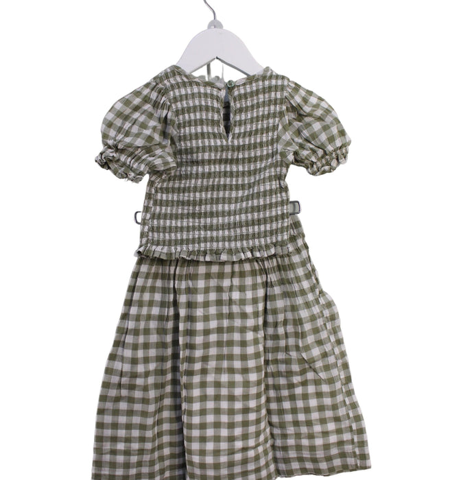 A Green Skirt Sets from Seed in size 2T for girl. (Back View)