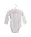 A White Long Sleeve Bodysuits from Jacadi in size 6-12M for girl. (Front View)