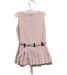 A Pink Sleeveless Dresses from Burberry in size 6-12M for girl. (Back View)