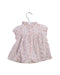 A Pink Short Sleeve Tops from Jacadi in size 3-6M for girl. (Back View)