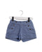 A Blue Shorts from Velveteen in size 4T for girl. (Front View)