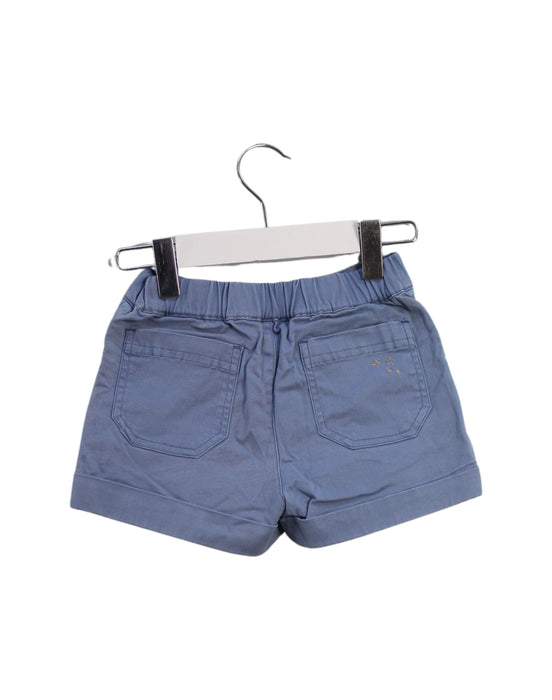 A Blue Shorts from Velveteen in size 4T for girl. (Back View)