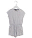 A Blue Short Sleeve Rompers from Polo Ralph Lauren in size 5T for girl. (Front View)