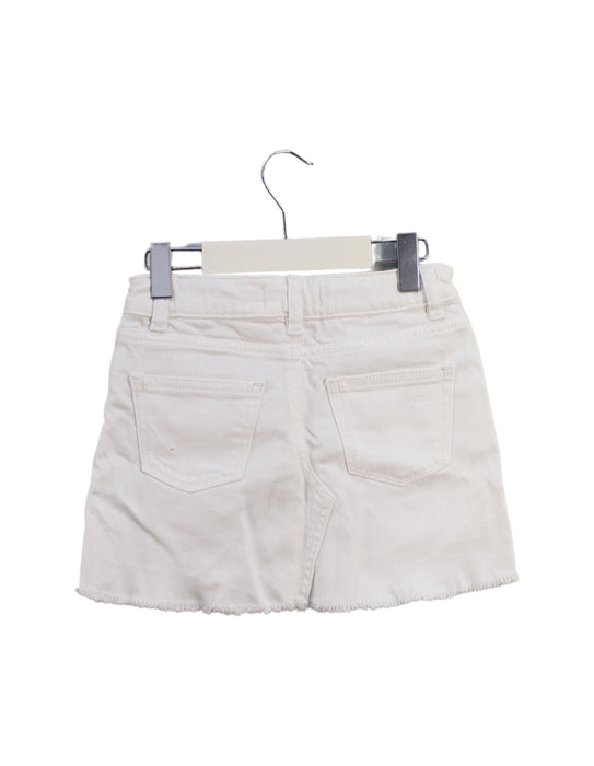 A White Short Skirts from DL1961 in size 4T for girl. (Back View)