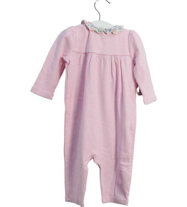 A Pink Long Sleeve Jumpsuits from Ralph Lauren in size 3-6M for girl. (Back View)