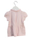 A Pink Short Sleeve Polos from Cyrillus in size 3T for girl. (Back View)