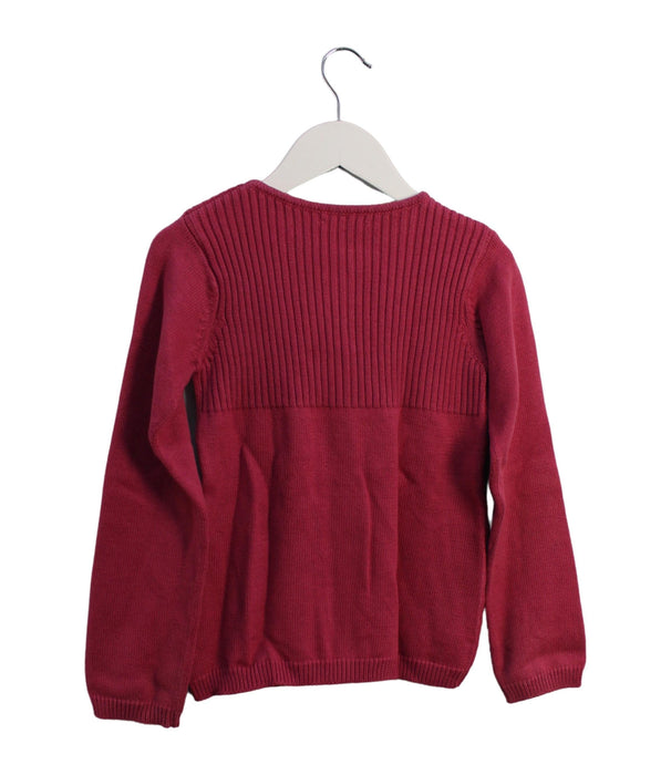 A Pink Cardigans from Jacadi in size 10Y for girl. (Back View)