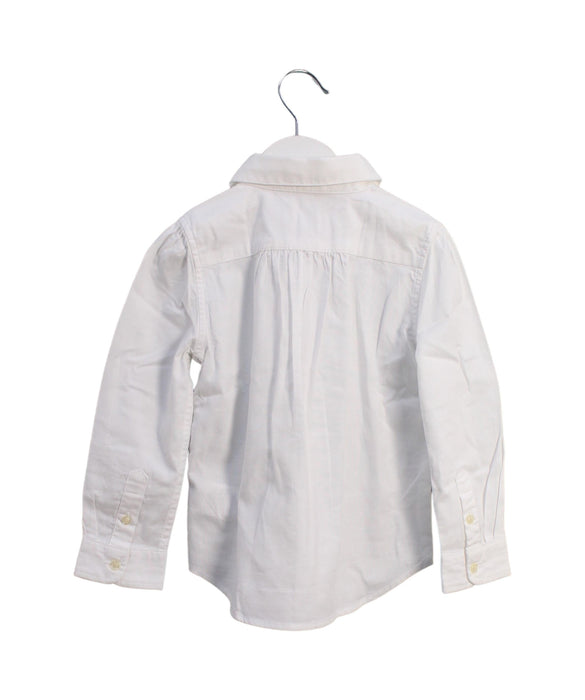 A White Shirts from Polo Ralph Lauren in size 3T for girl. (Back View)