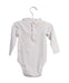 A White Long Sleeve Bodysuits from Jacadi in size 6-12M for girl. (Back View)