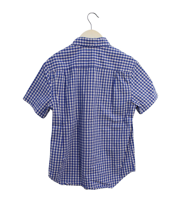 A Blue Shirts from Crewcuts in size 10Y for boy. (Back View)