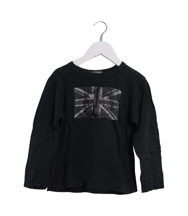 A Navy Long Sleeve Tops from Bonpoint in size 4T for boy. (Front View)
